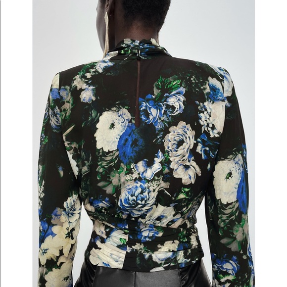 Zara Floral Print Shirt - Picture 4 of 13